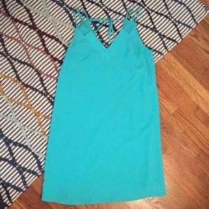 Flirty Teal Shift Dress